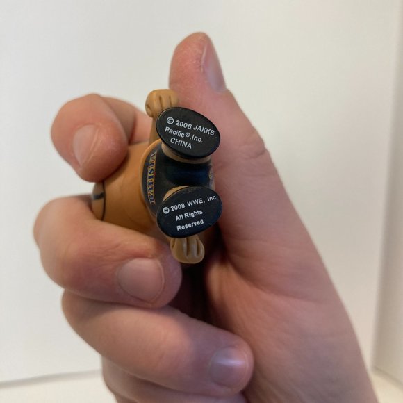 WWE Jakks 2008 Vinyl Aggression Figure Lot of 2 Toys 3" Carlito Batista - Picture 9 of 12